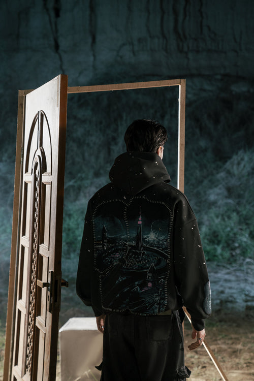 2050 BLACK HOODIE