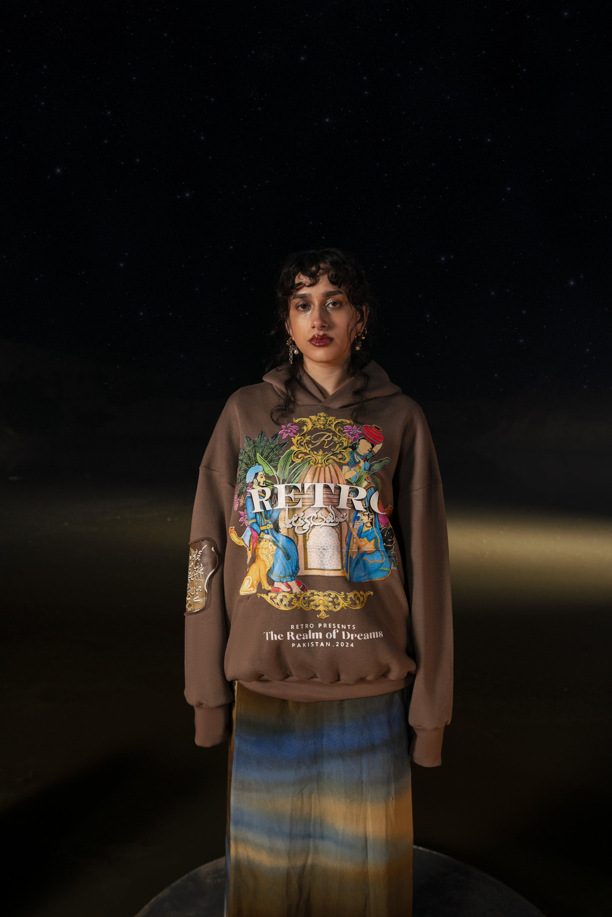 ROYAL REVERIE DULL BROWN HOODIE