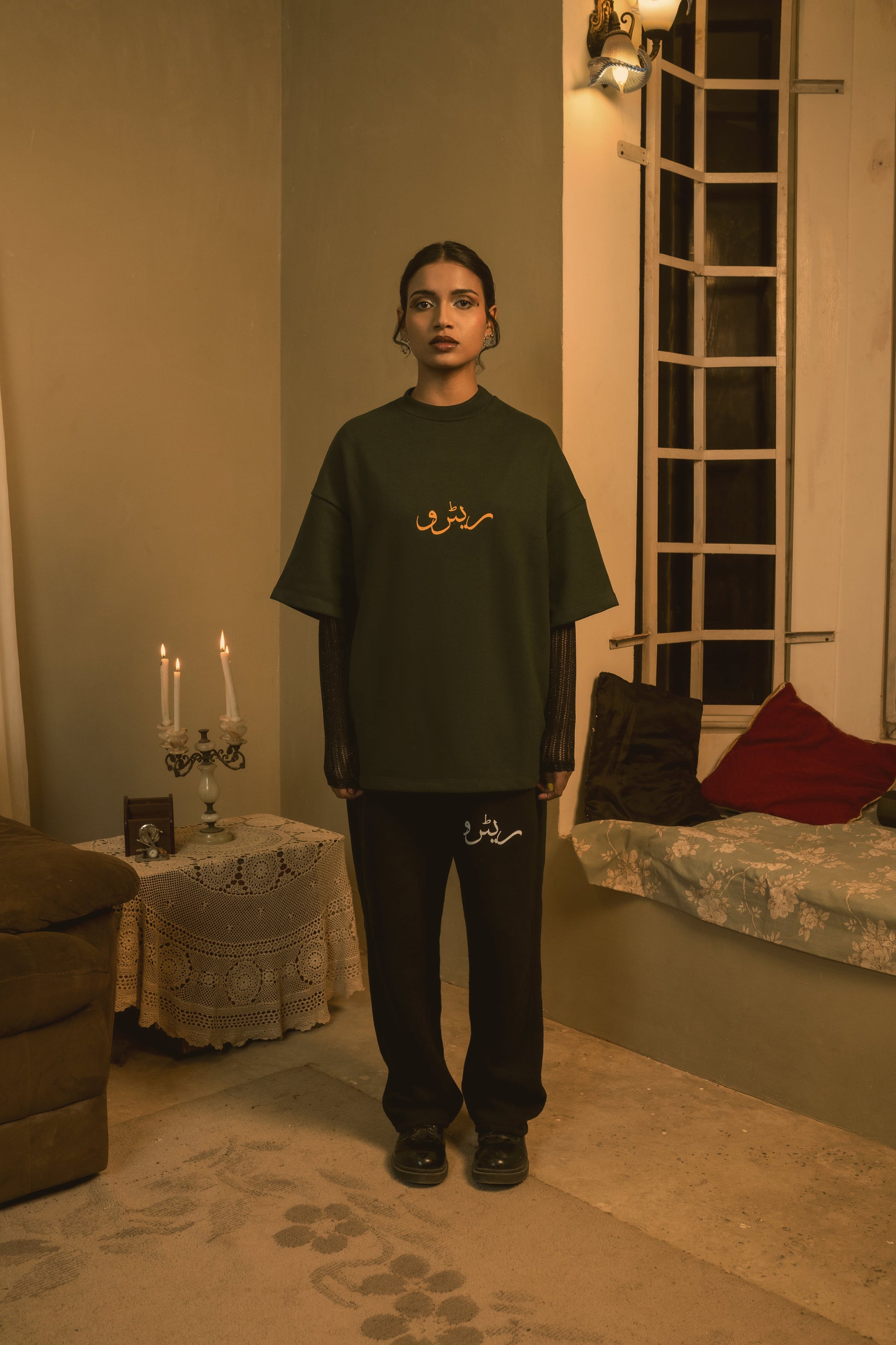 FOREST KING GREEN SUBLIMATION PRINT TSHIRT