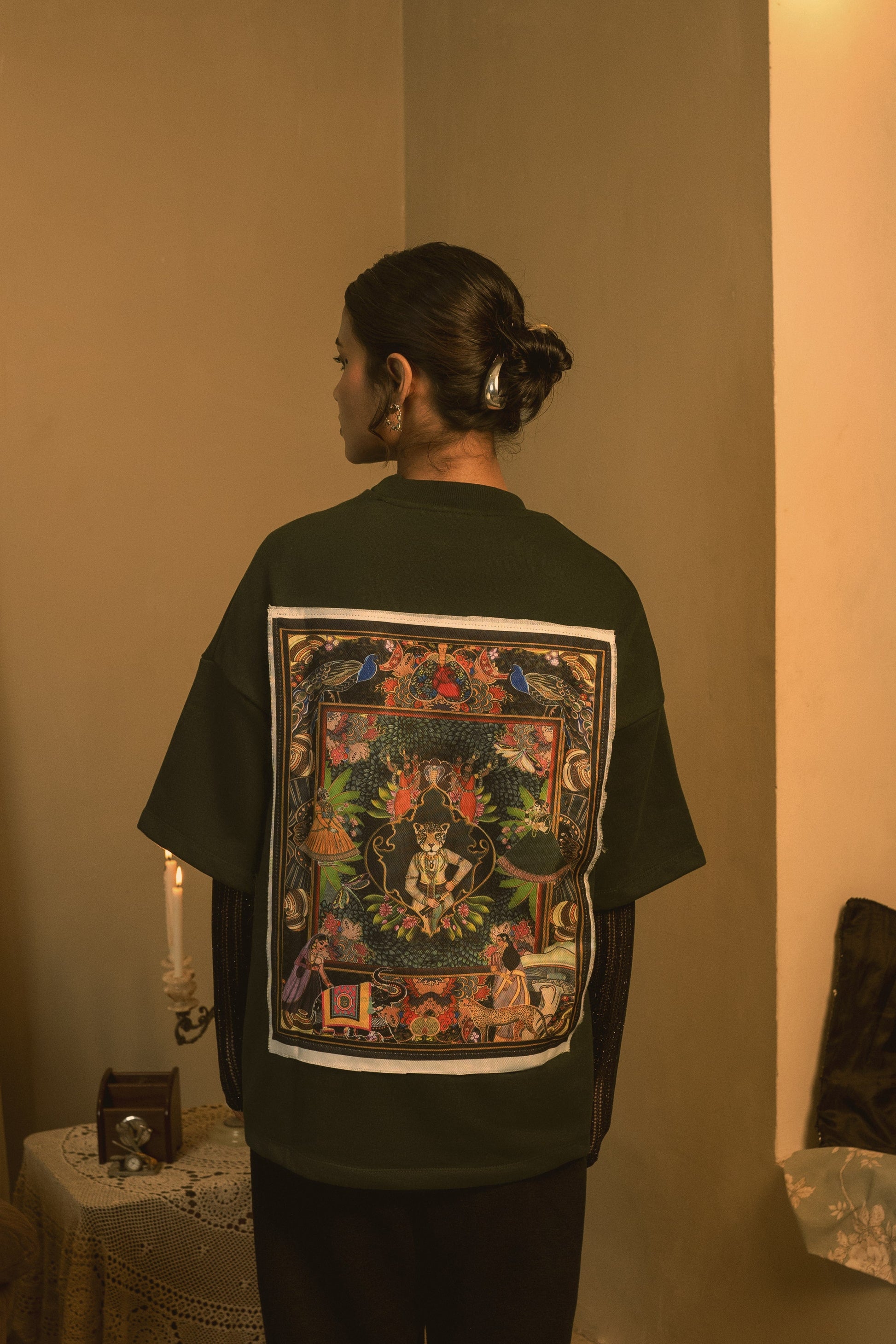 FOREST KING GREEN SUBLIMATION PRINT TSHIRT