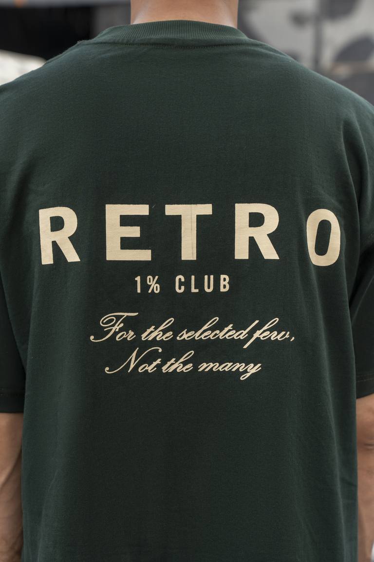 BOTTLE GREEN 1% CLUB TSHIRT